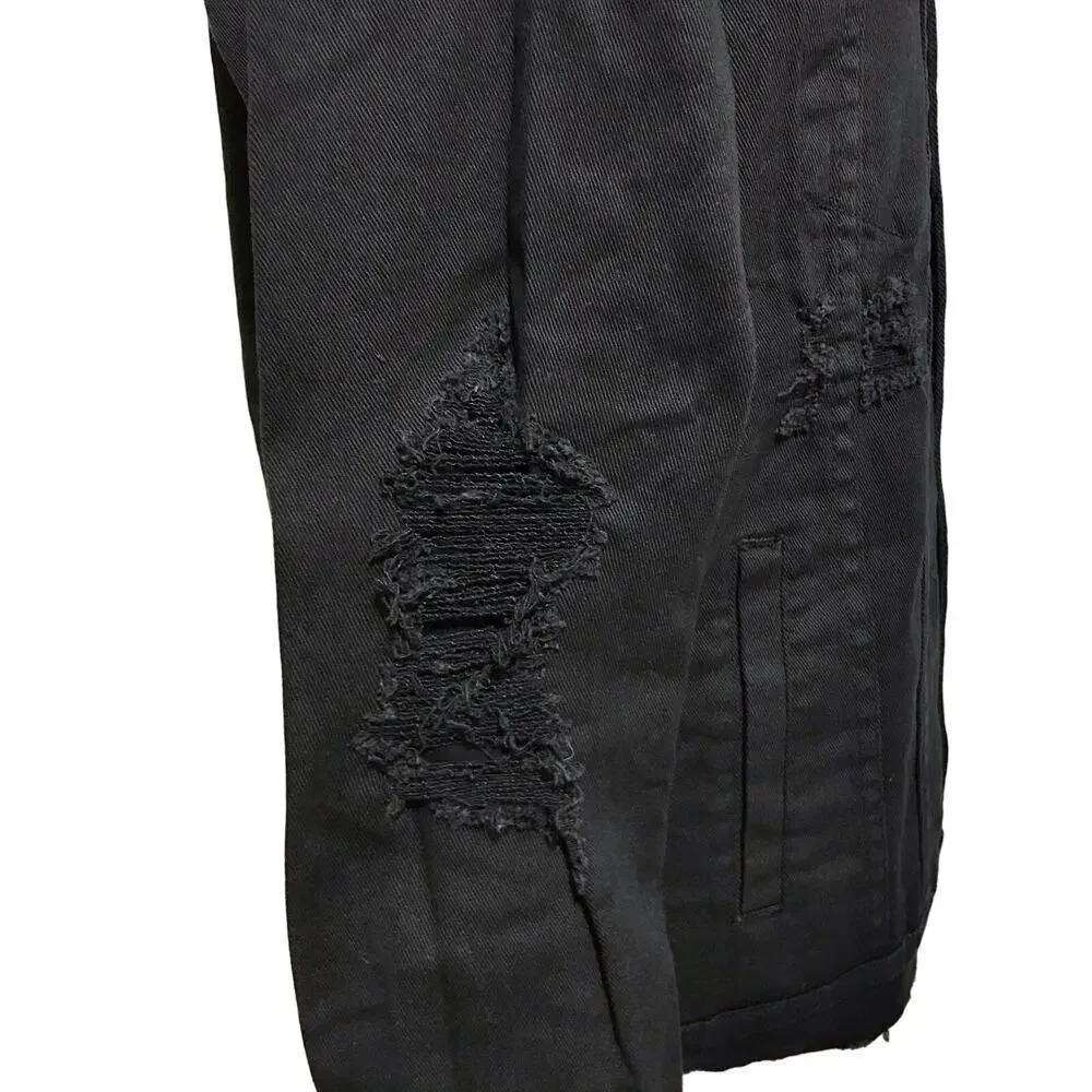 Preme NWOT Black Wash Jean Jacket Men M